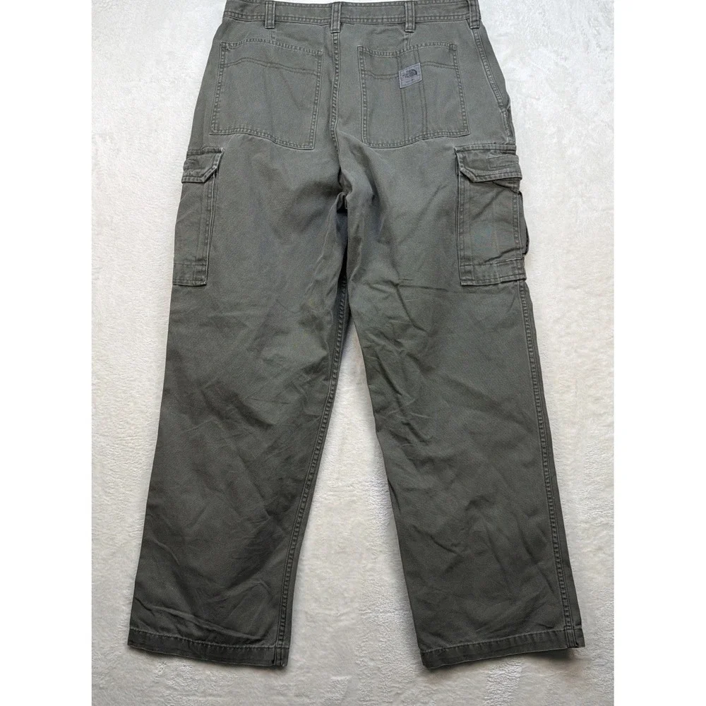 The North Face Cargo Pants Mens 34‎ Green Hiking Tactical Utility A5